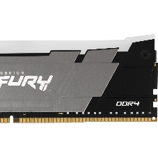 Оперативная память Kingston Fury Renegade, DDR4, 16Gb (2x8GB), 4600MHz, CL19, DIMM, с радиатором, RGB, черный/серебристый
