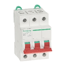 Выключатель нагрузки 3П 40A 400В Systeme9 Systeme Electric (кратно 1)
