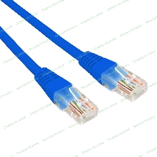 Патч-корд U/UTP Rexant cat.6, RJ45-RJ45, неэкранированный, 26AWG, LSZH, синий, 0.5 м