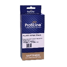 Картридж струйный ProfiLine PL-PFI-107BK для принтеров Canon IPF670/IPF680/IPF685/IPF770/IPF780/IPF785 с чернилами Black
