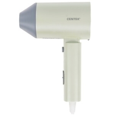 Фен Centek CT-2203 зеленый, 1600 Вт, компактный, ионизация