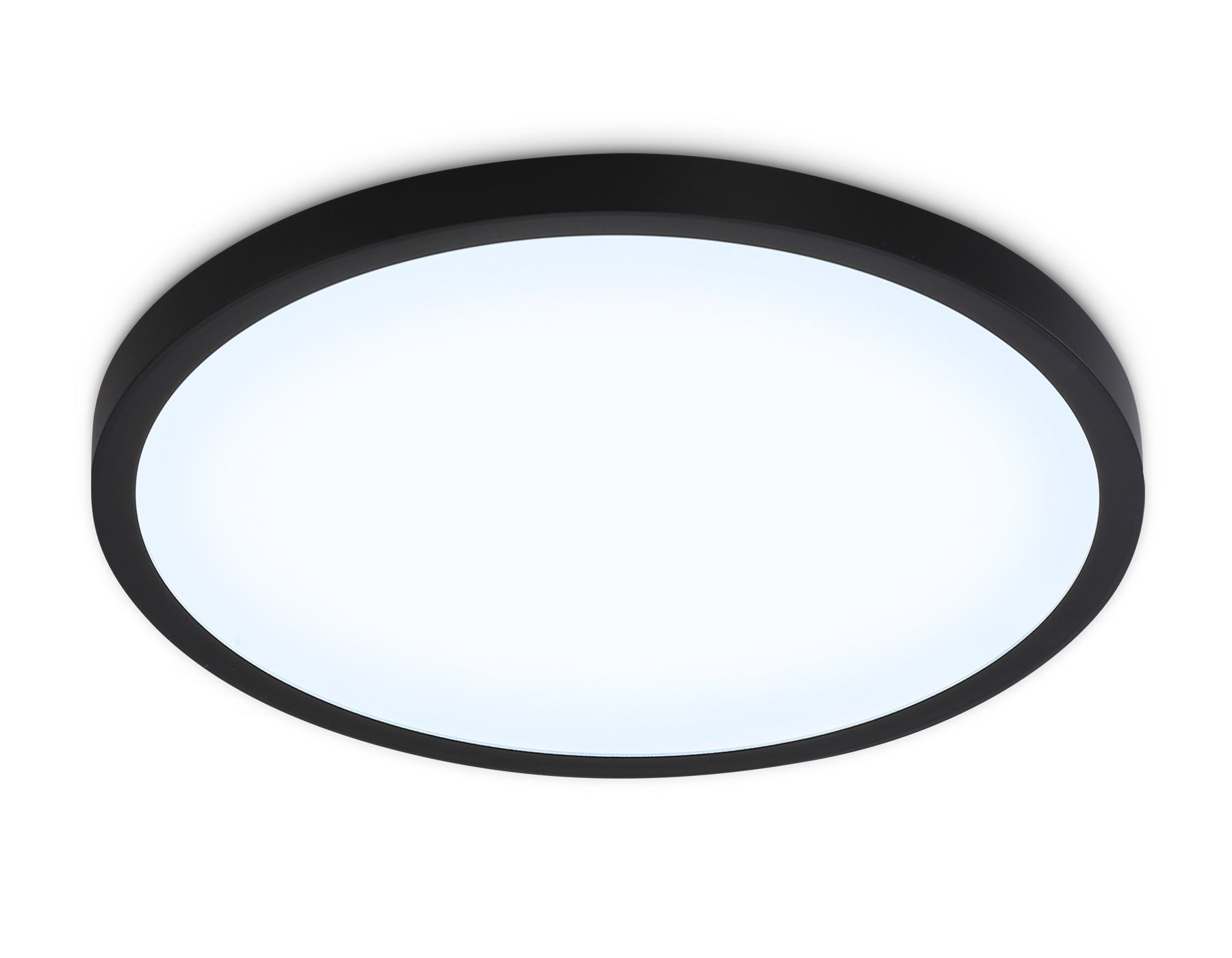 Светильник светодиодный ультратонкий Ambrella light FZ1957 BK черный IP54 26W 5000K D370*15 (Без ПДУ)