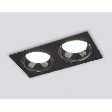Светильник Ambrella light TN52344/2 SBK/GBK черный песок/черный глянец GX53 max 12W 220*115*25
