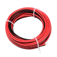 Акустический кабель Cablexpert CC-TC2Lx0,35-5M, 2x0.35мм2, 5м, черно-красный, пакет