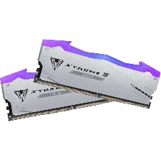 Оперативная память Patriot Viper Xtreme 5, DDR5, 32Gb (2x16GB), 6000MHz, CL30, DIMM, с радиаторами, RGb, серебристый
