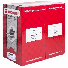Кабель витая пара Rexant SFTP 4PR 24AWG, cat.5e, бухта 305 м