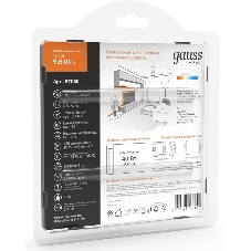 Лента светодиодная Basic Gauss 12V 9,6W/m 624lm/m 3000K IP20 LED 2m 1/100