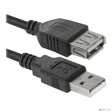 Кабель USB Defender USB02-10 USB2.0 AM-AF, 3.0м