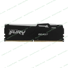 Оперативная память Kingston Fury Beast Black RGb, DDR5, 8Gb (1x8Gb), 5600MHz, CL36, DIMM, с радиатором, RGb, черный