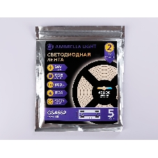 Светодиодная лента Ambrella light GS4652 COB 320Led/ 10W m/ 24V IP20 4500K/ 5000*8*1.54mm (2 конт.)