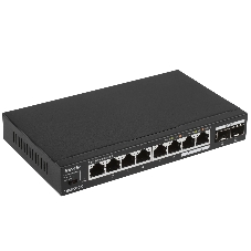 Коммутатор Tenda TEM2010X, 8×2.5 Гбит/с + 2×10 Гбит/с SFP+, неуправляемый