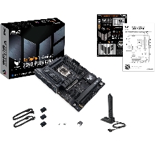 Материнская плата ASUS TUF GAMING Z890-PLUS WIFI, LGA1851, Intel Z890, 4xDDR5, 4xSATA, 4xM.2, 1xPCIe 5.0 x16, DisplayPort, HDMI, USB Type-C, 1x2.5Gb LAN, Thunderbolt, 5x3.5 мм, 7.1, ATX