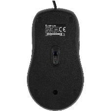 Мышь проводная Defender Standard MB-580 черный, 1000 dpi, USB, кнопки - 3