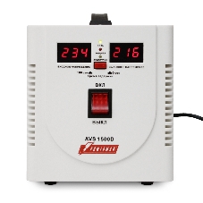 Стабилизатор напряжения Powerman AVS 1500D (1500ВА,12А,КПД 98%,циф. индикация вх./вых. напряж.)