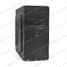Компьютерный корпус Minitower ExeGate EX286429RUS BA-309U2 (mATX, без БП, 1хUSB+2хUSB 3.0, HD аудио, черный)