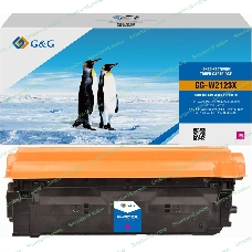 Картридж лазерный G&G GG-W2123X (212X) пурпурный (10000 стр.) для HP Color LJ M554/M555/578 Enterprise