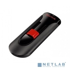 Флешка USB Sandisk CZ60 Cruzer Glide (SDCZ60-032G-B35), 32Gb, USB 2.0, R/W 30/8, черный/красный