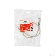 Пaтч-корд Rexant  F/UTP, cat. 5e, RJ45-RJ45, экранированный, 24AWG, LSZH, серый, 0,5м
