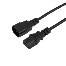 Шнур сетевой Rexant IEC 320 C13 – IEC 320 C14 3x1,0мм², длина 1,2м