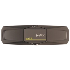 Флешка USB Netac US9 (NT03US9C-512G-32TA), 512Gb, USB 3.2 Gen2 Type-A/USB Type-C, R/W 1000/900, серебристый