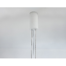 Подвесной светодиодный светильник Ambrella light FL5884/2 WH белый 45W 3000K/4200K/6400K D600/400*1200 (без ПДУ)
