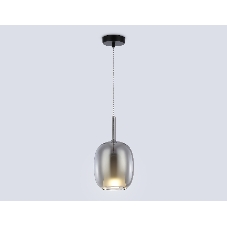 Подвесной светильник Ambrella light LH11123 BK/WH/SM черный/белый/дымчатый E27 max 60W D175*310