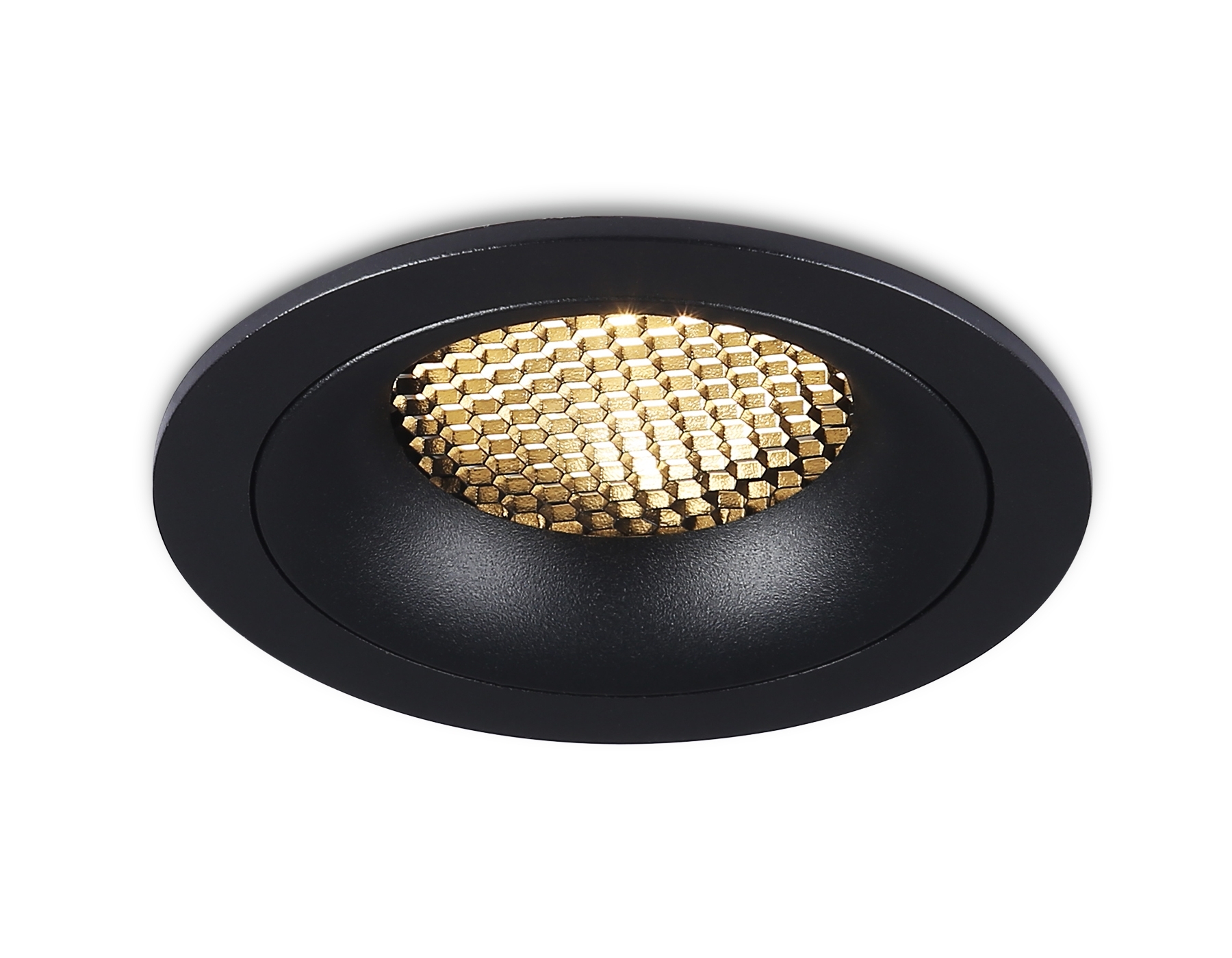 Светильник встраиваемый Ambrella light TN102724 BK черный GU5.3 92*92*23
