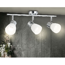 Светильник Ambrella light TR3965/3 CH/FR хром/белый матовый E27*3 max 40W 460*82*200