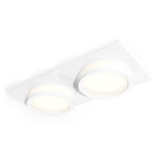 Комплект встраиваемого светильника Ambrella light XC6525060 SWH/FR белый песок/белый матовый MR16 GU5.3 (C6525, N6220)