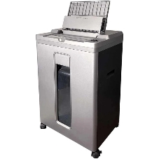 Шредер Office Kit SA200 (1,9х10) серый/черный с автоподачей (секр.P-5) фрагменты 200лист. 23лтр. пл.карты