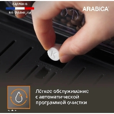 Кофемашина Krups Arabica Latte EA819E10 1450Вт черный/коричневый