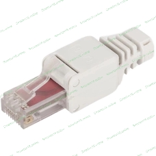 Коннектор Lanmaster LAN-TMP-S6 полевой RJ45 кат.6 STP бел. (упак.:1шт)