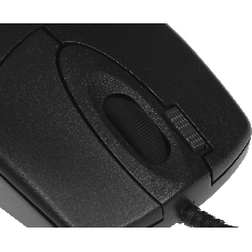 Мышь проводная A4Tech OP-620DS черный, 1200 dpi, USB Type-A, кнопки - 4