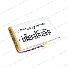 Аккумулятор Li-Pol (батарея) 4x70x95мм 2pin 3.7V/2500mAh