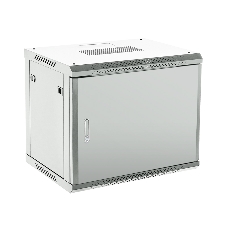 Шкаф коммутационный Rexant настенный 12U 600x600 мм пер. дв. металл серый