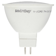 Лампа светодиодная диммер Smartbuy-Gu5D_3-07W/3000