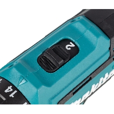 Дрель-шуруповерт Makita DF333DWYE, 12 В, 1.5 Ач, 30 Нм, щеточный