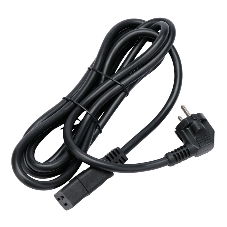 Кабель питания Cablexpert PC-S22-C19-2.5-3M, Schuko-C19, 3x2.5мм2, 16A, с заземлением, медь, 3м, черный, пакет