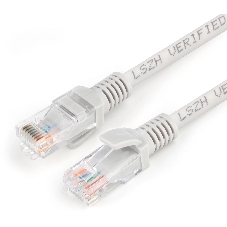 Патч-корд Premier PP31-1.5M-LSZH 1Гбит/с UTP 4 пары cat.5E CCA molded 1.5м серый RJ-45 (m)-RJ-45 (m)