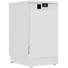 Посудомоечная машина Beko DVS050R01W, белый, 44.8 см, 10 компл., сушка конденсационная, 49 дБ, класс A