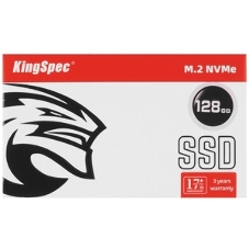Накопитель SSD KingSpec NE-128, 128Gb, PCIe 3.0 x4, M.2 2280, R/W 1800/600
