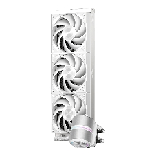 Система охлаждения Water Cooling System PCCooler DE360 Pro WH (300W, 360мм, White, ARGB Pump, Fans: 3x120мм, 86.73CFM, 32dBA, 2200RPM/Pump height 57мм, 28dBA, 3200RPM, Rad thickness 27мм/S: 1851, 1700, 1200, 115X, AM5, AM4, AM3)