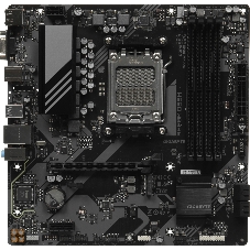 Материнская плата Gigabyte A620M DS3H, AM5, AMD A620, 4xDDR5, 4xSATA, 1xM.2, 1xPCIe 4.0 x16, 1xPCIe 3.0 x1, HDMI, DisplayPort, D-Sub, 1xGb LAN, USB 3.2 Gen 1, 4xUSB 2.0, 3x3.5 мм, 7.1, microATX