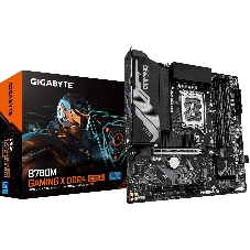 Материнская плата Gigabyte B760M GAMING X DDR4 GEN5, LGA1700, Intel B760, 4xDDR4, 4xSATA, 1xPCIe 5.0 x16, 1xPCIe 3.0 x4, 2xM.2 PCIe 4.0, 1xHDMI, 1xDisplayPort, 1x 2.5Gb LAN, 5xUSB 2.0, 3xUSB 3.2 Gen1, 3x3.5 мм, 7.1, microATX