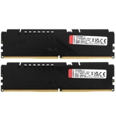 Оперативная память Kingston Fury Beast, DDR5, 32GB (2x16GB), 5600MHz, CL40, DIMM, с радиаторами, черный