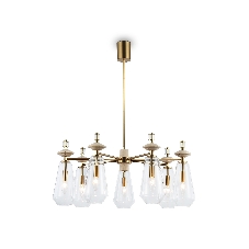 Люстра Ambrella light LH53306/7 BS/CL латунь/прозрачный E14*7 max 40W D770*925