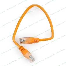 Патч-корд UTP Cablexpert cat.5e, 0.25м, литой, многожильный, оранжевый