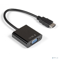Кабель-переходник ExeGate EX284926RUS HDMI-VGA ExeGate EX-HDMIM-VGAF-0.15 (19M/15F, 0,15м)