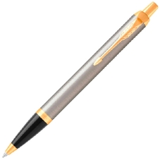 Ручка шариковая Parker IM Core K321 (CW1931670) Brushed Metal GT, M, синие чернила, подарочная коробка