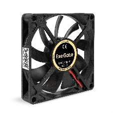 Вентилятор 12В DC ExeGate EX08015B2P (80x80x15 мм, 2-Ball (двойной шарикоподшипник), 2pin, 2000RPM, 21dBA)